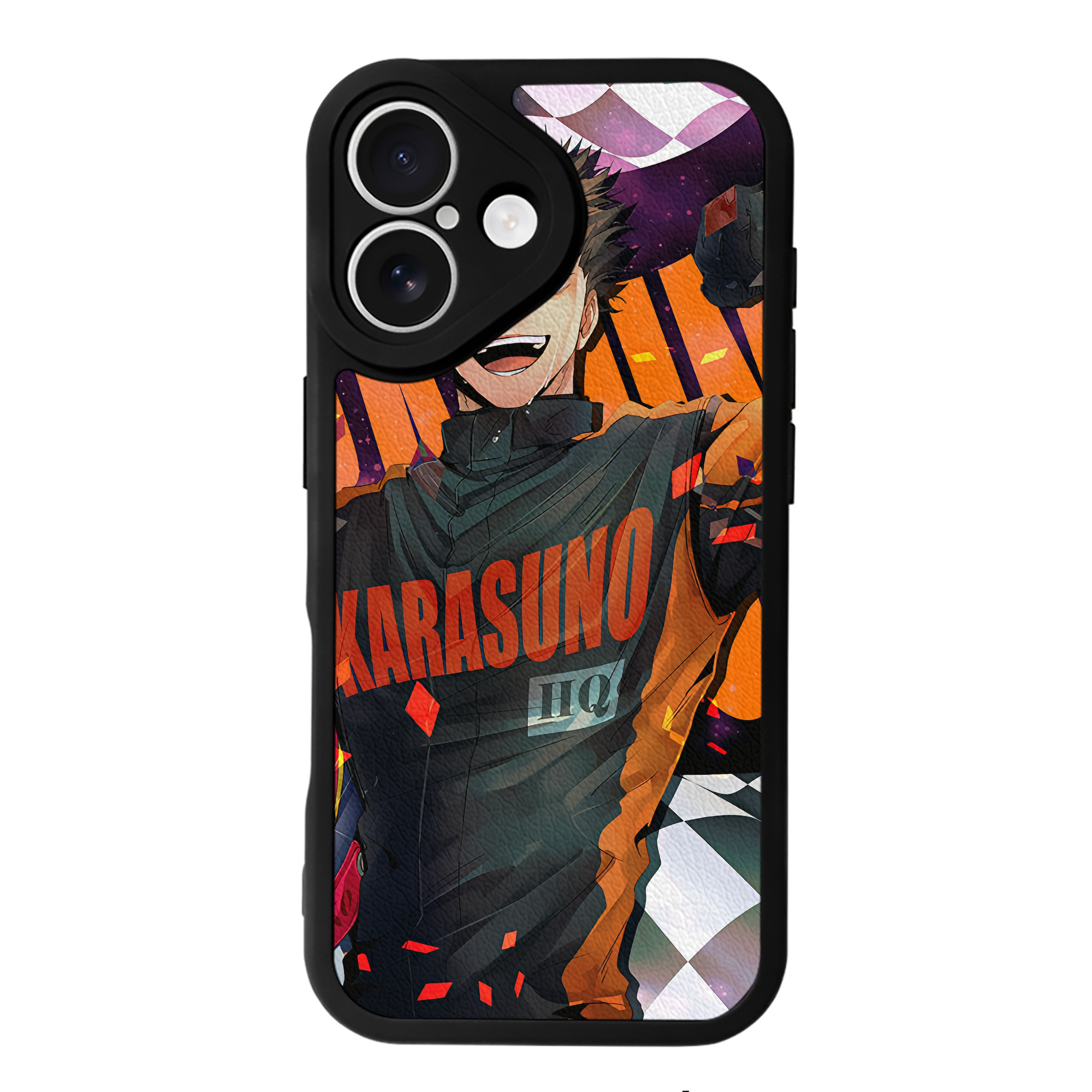 （画像用） ハイキュー!! Haikyu!! 【iPhone 16シリーズ対応】シリコンスマホケース（レザー調） 材質：シリコン